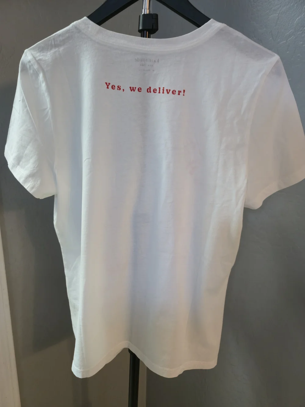 kate spade Burger 100% Cotton Tee NWT Size M